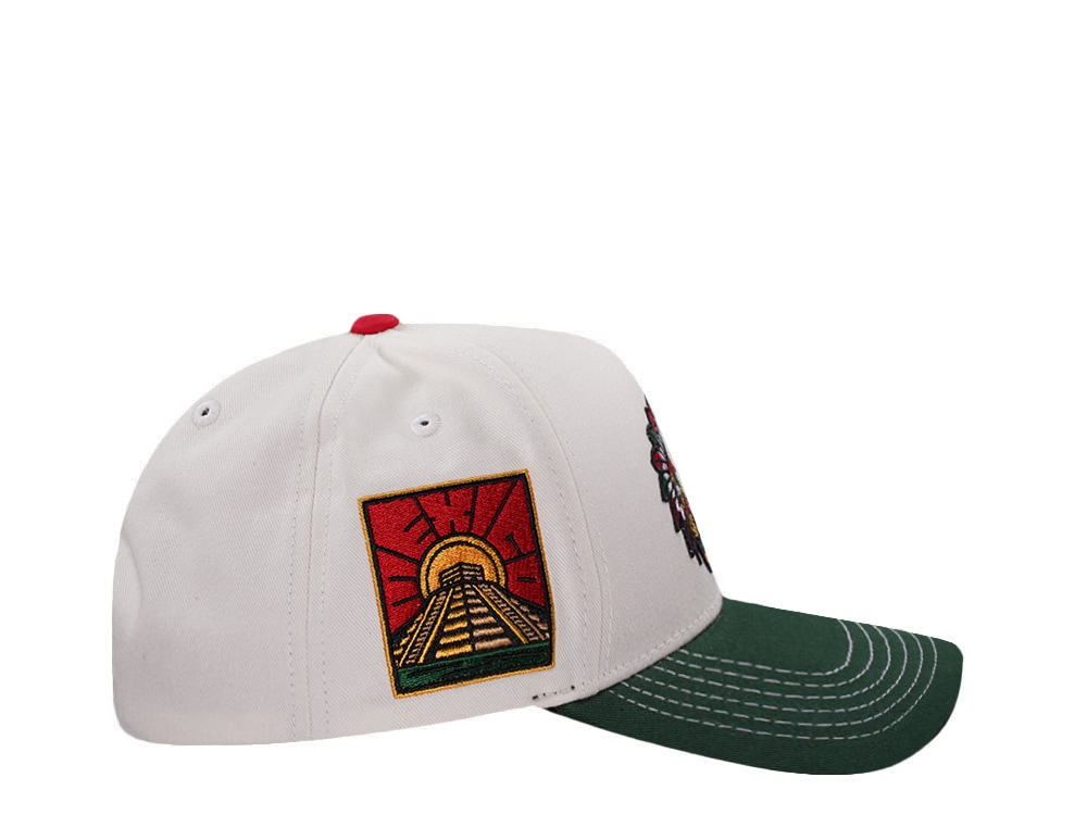 Parallel Union Mexico Skull Headdress Chrome Two Tone Edition Snapback Gorra