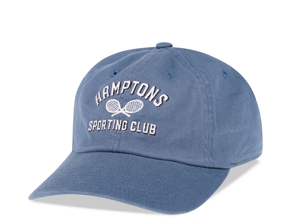 American Needle Hamptons Sporting Club Blue Vintage Casual Strapback Gorra