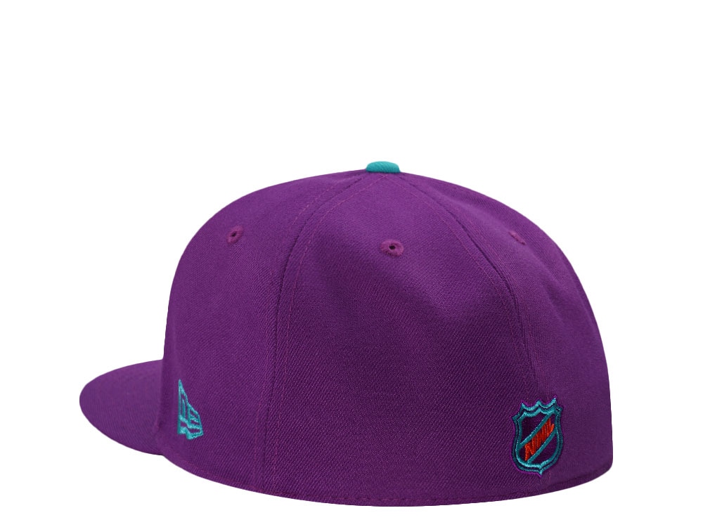 New Era Anaheim Ducks Inaugural Season Purple Prime Edition 59Fifty Fitted Gorra