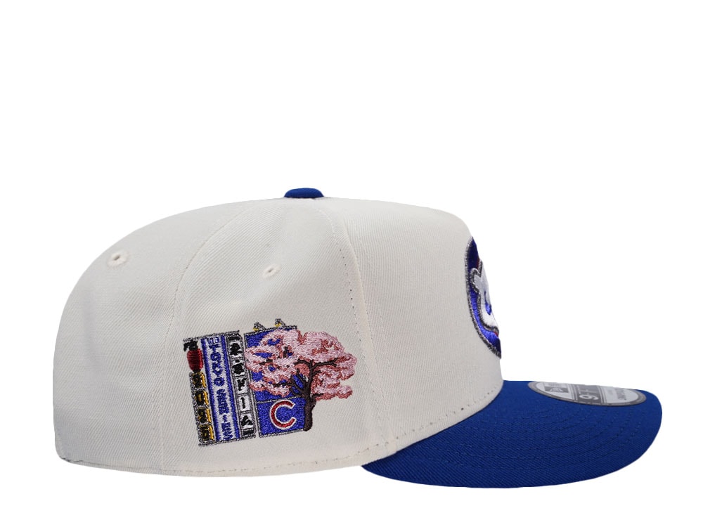New Era Chicago Cubs Tokyo Series 20025 Chrome Two Tone Edition 9Fifty A Frame Snapback Gorra