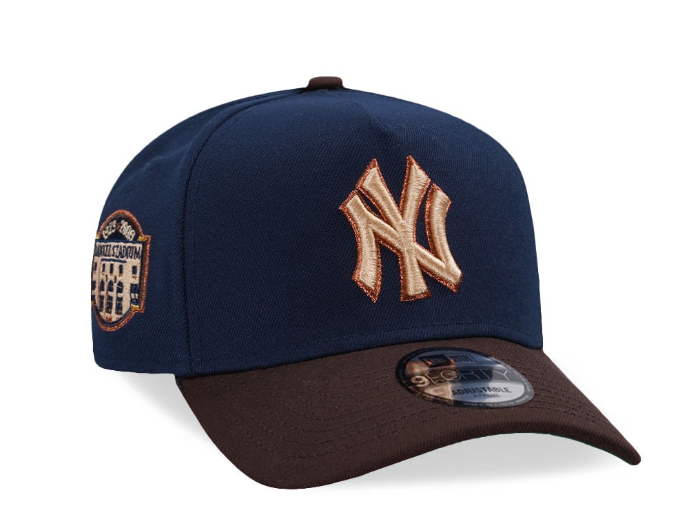 New Era New York Yankees Stadium Patch Ocean Fall Two Tone Edition 9Forty A Frame Snapback Gorra