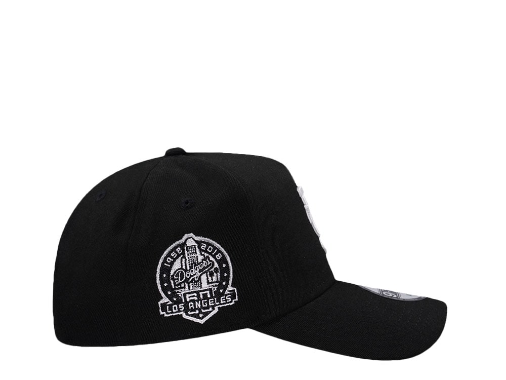 New Era Los Angeles Dodgers 60th Anniversary Black Prime Edition 9Forty A Frame Snapback Gorra