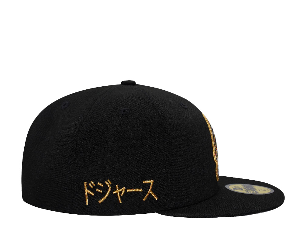 New Era Los Angeles Dodgers Metallic Skull Black Prime Edition 59Fifty Fitted Gorra