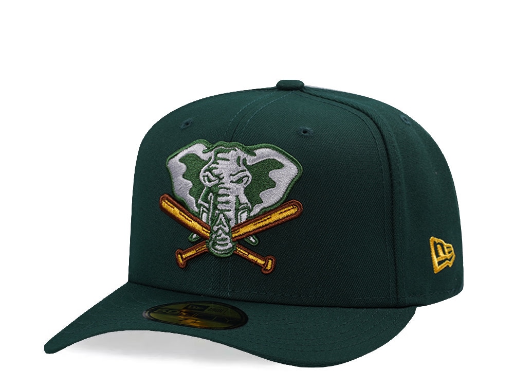 New Era Oakland Athletics Dark Green Prime Edition 59Fifty Pre Curved Fitted Gorra
