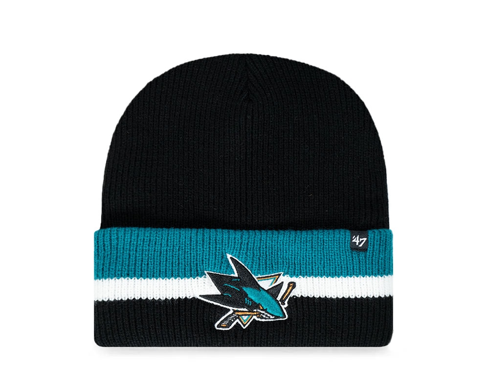 47Brand San Jose Sharks Black Split Gorro