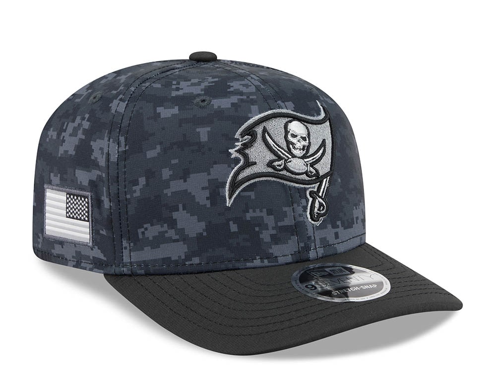 New Era Tampa Bay Buccaneers NFL Salute to Service 2026 Digi Camo Black 9Seventy Stretch Snapback Gorra