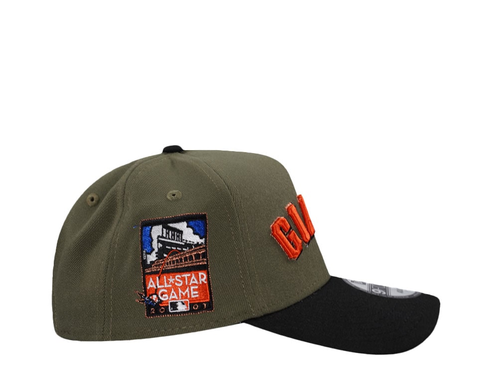 New Era San Francisco Giants All Star Game 2007 Olive Two Tone Edition 9Forty A Frame Snapback Gorra