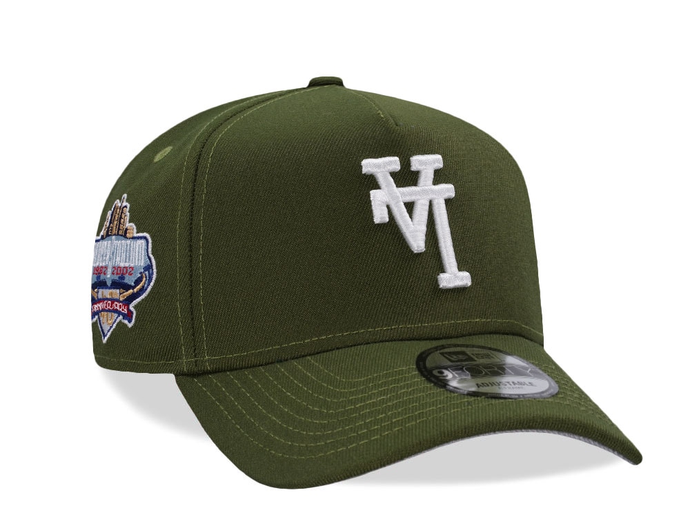 New Era Los Angeles Dodgers 40th Anniversary Olive Prime Edition 9Forty A Frame Snapback Gorra