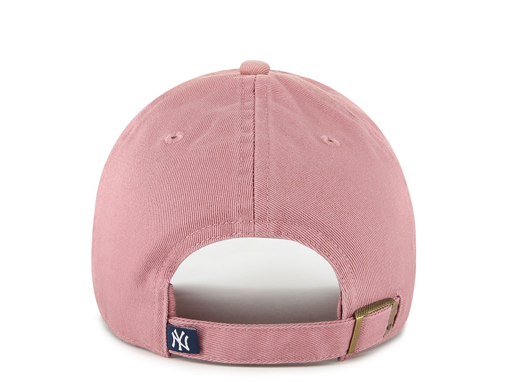 47 Brand New York Yankees Mauve Clean Up Strapback Gorra