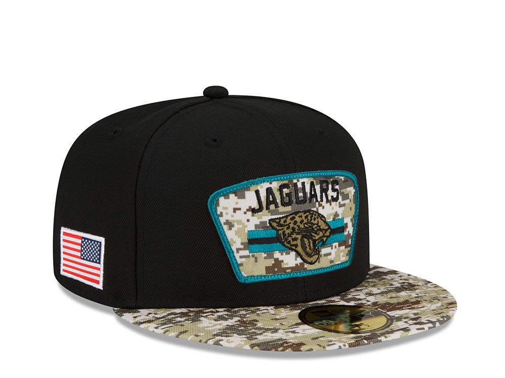 New Era Jacksonville Jaguars Salute to Service 21 59Fifty Fitted Gorra