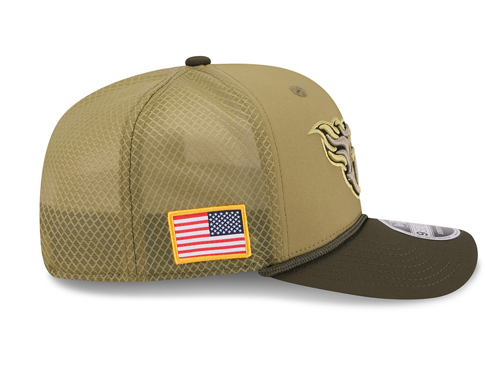 New Era Tennessee Titans Salute To Service 2025 9Seventy Snapback Gorra