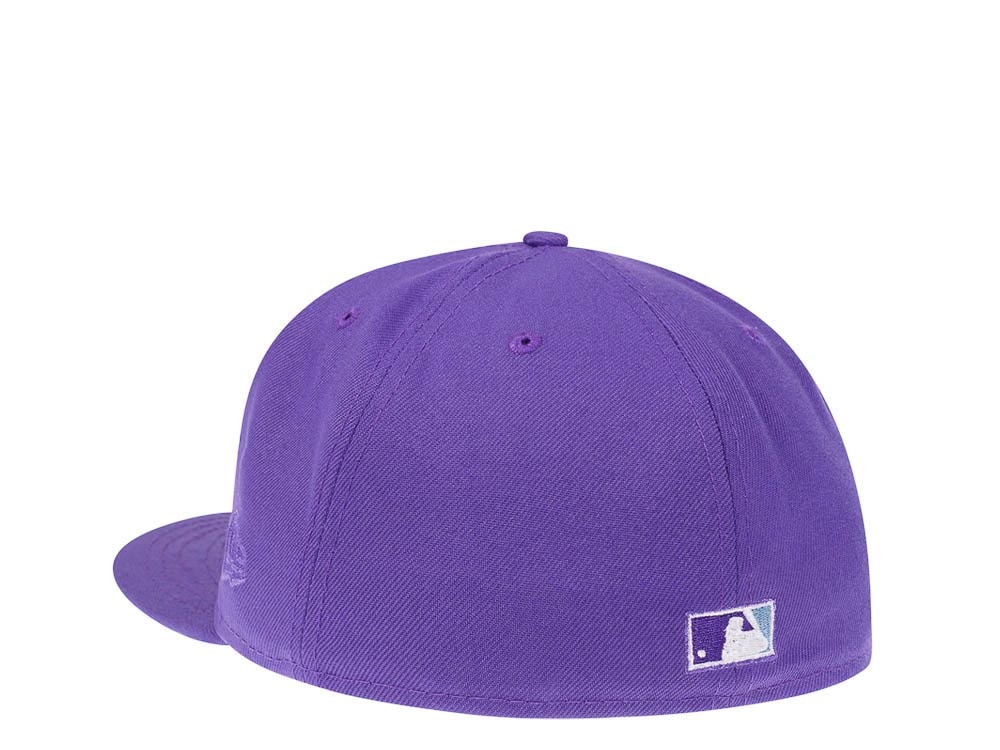 New Era Cincinnati Reds Riverfront Stadium Final Season Fresh Purple Edition 59Fifty Fitted Gorra