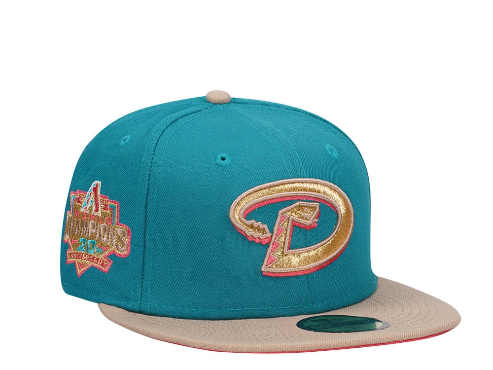 New Era Arizona Diamondbacks 20th Anniversary Pink Desert Two Tone Prime Edition 59Fifty Fitted Gorra