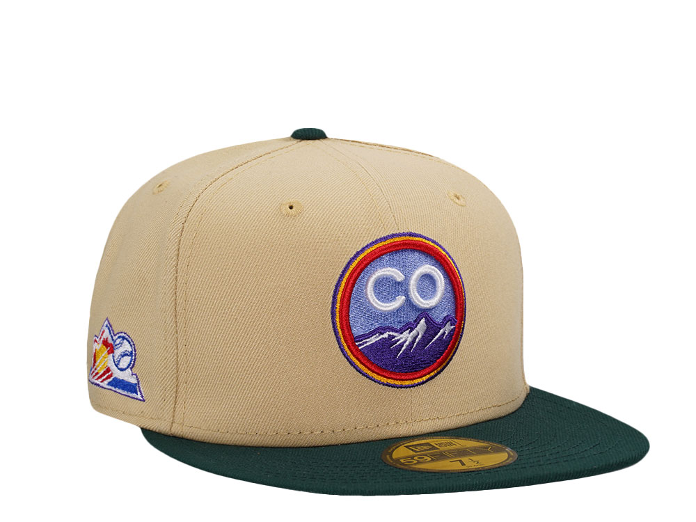 New Era Colorado Rockies Vegas City Two Tone Edition 59Fifty Fitted Gorra