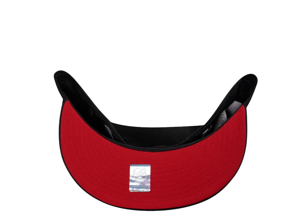New Era New Jersey Devils 30th Anniversary Legend Black Red Edition 59Fifty Fitted Gorra