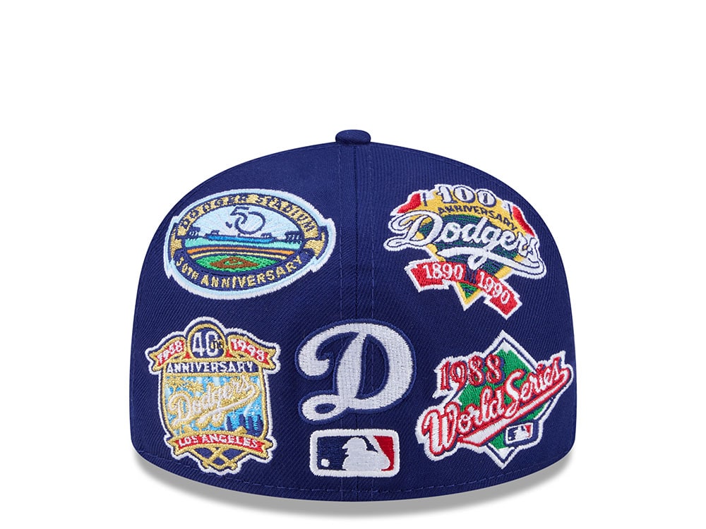 New Era Los Angeles Dodgers All Over Blue Edition 59Fifty Fitted Gorra