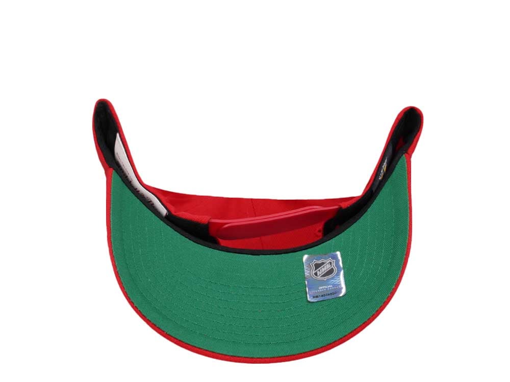 Mitchell & Ness New Jersey Devils Team Ground 2.0 Pro Red Snapback Gorra