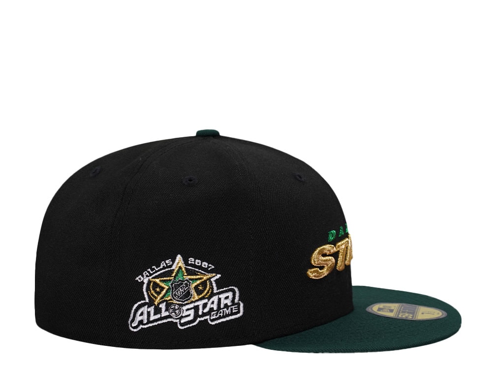 New Era Dallas Stars All Star Game 2007 Black Two Tone Prime Edition 59Fifty Fitted Gorra