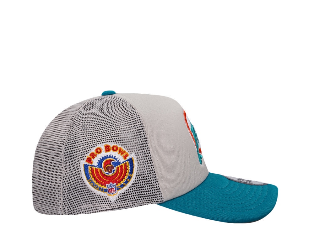 New Era Miami Marlins Pro Bowl Two Tone Trucker 9Forty A Frame Snapback Gorra