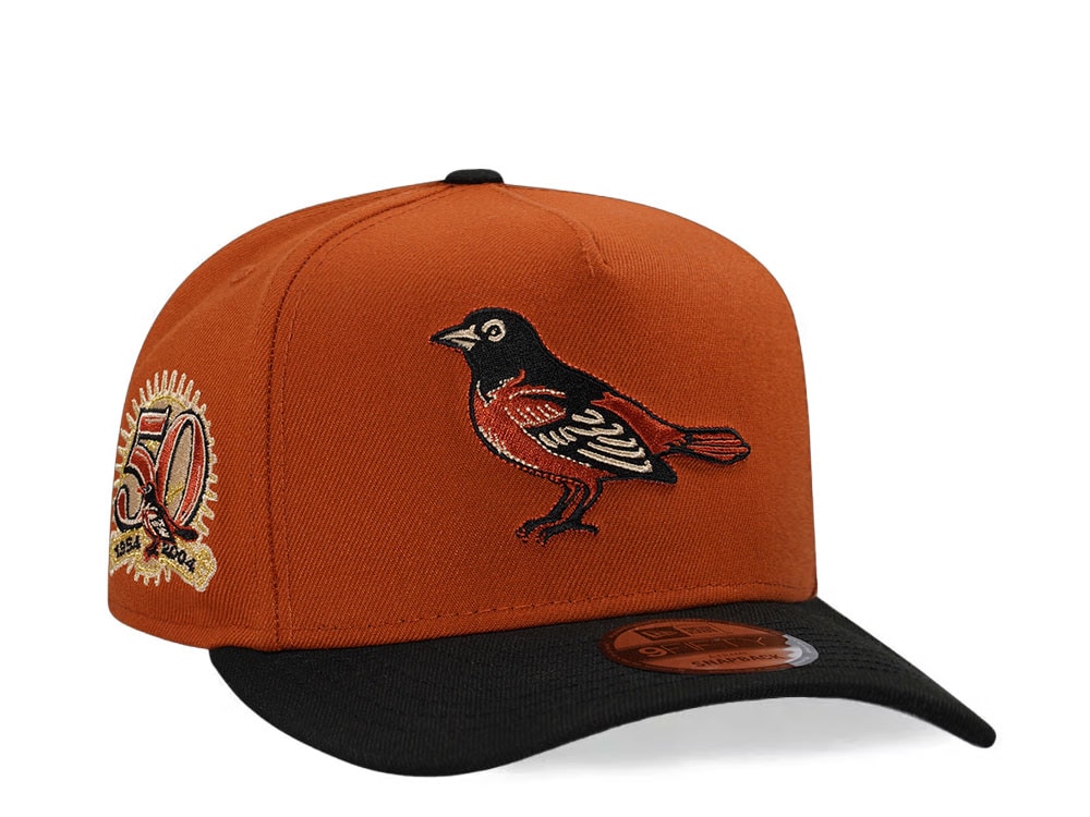 New Era Baltimore Orioles 50th Anniversary Two Tone Edition 9Fifty A Frame Snapback Gorra