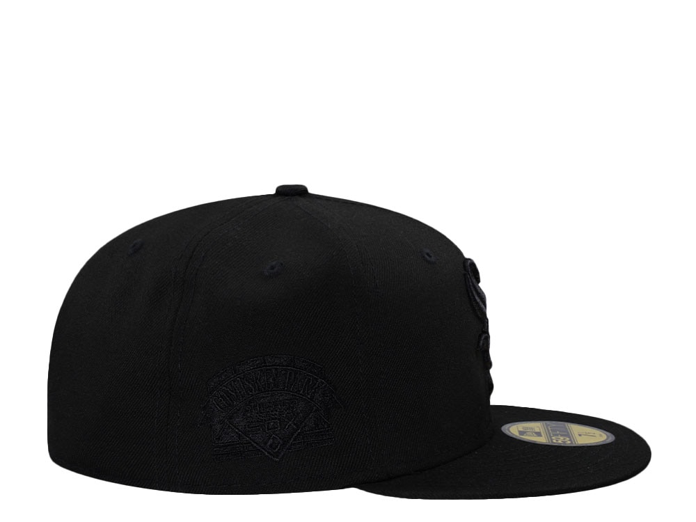 New Era Chicago White Sox Comiskey Park Blackout Pink Edition Black 59Fifty Fitted Gorra