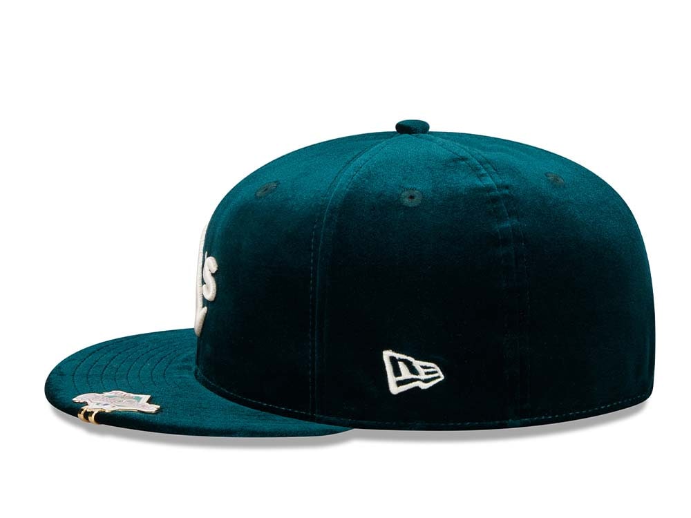 New Era Oakland Athletics 75th World Series Velvet 59Fifty Fitted Gorra