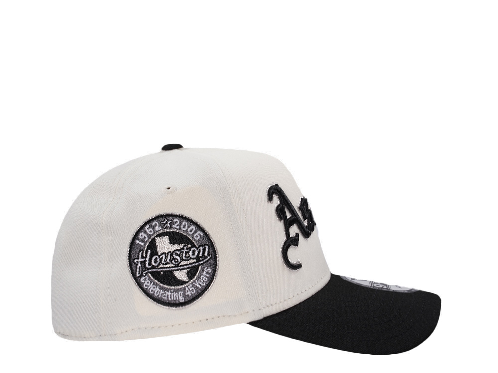New Era Houston Astros 45th Anniversary Chrome Two Tone Edition 9Forty A Frame Snapback Gorra