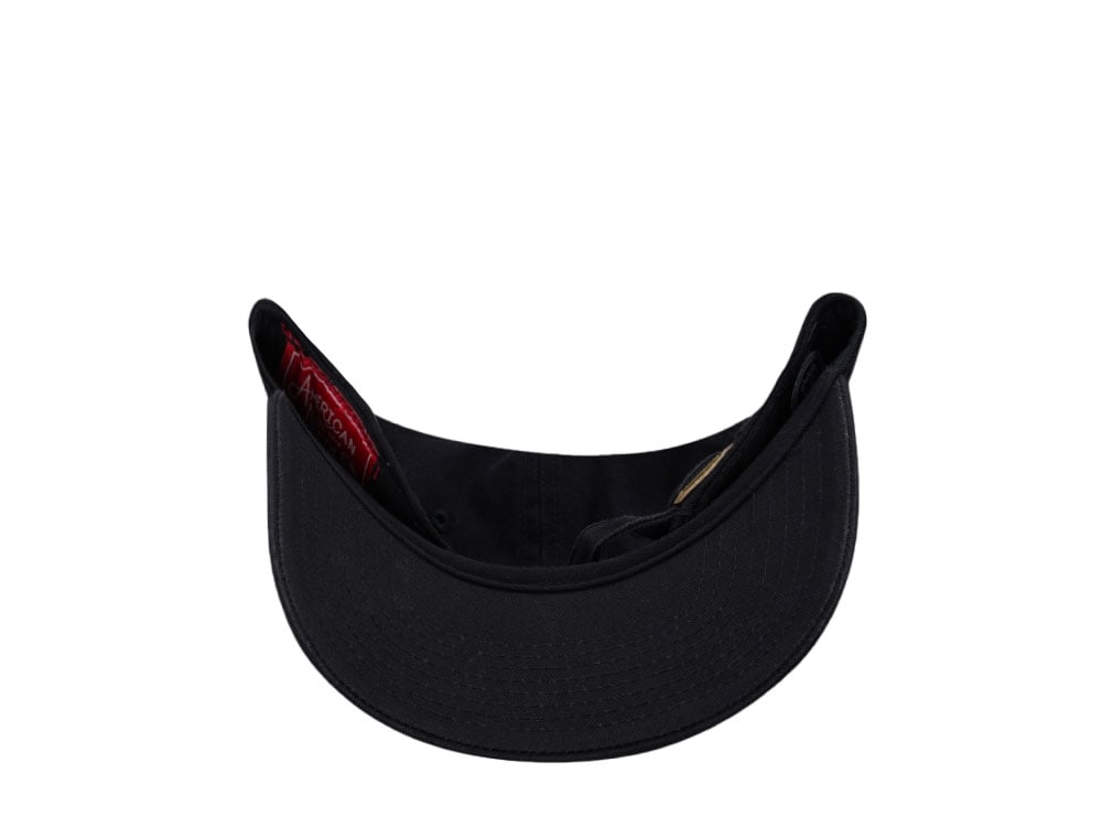 American Needle Boston Bruins Ballpark Black Strapback Gorra