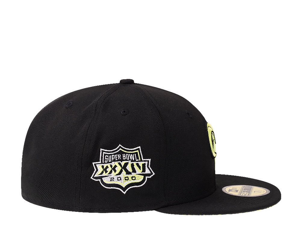 New Era Los Angeles Rams Super Bowl XXXIV Black Summerpop Edition 59Fifty Fitted Gorra
