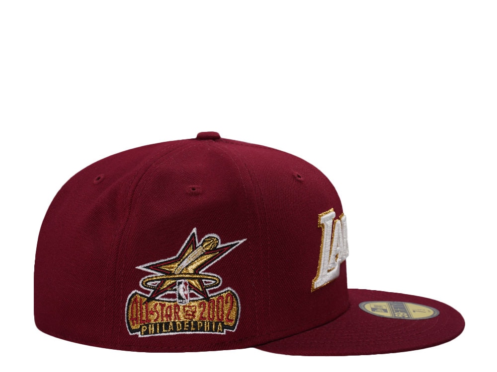 New Era Los Angeles Lakers All Star Game 2002 Red Prime Edition 59Fifty Fitted Gorra