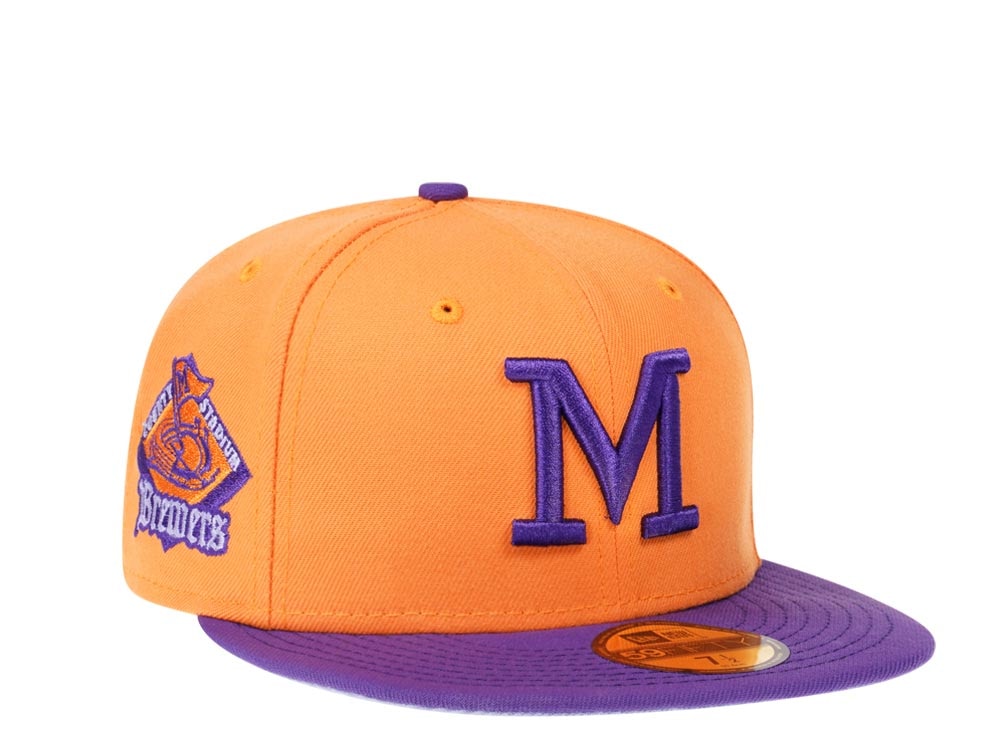 New Era Milwaukee Brewers County Stadium Two Tone Prime Edition 59Fifty Fitted Gorra