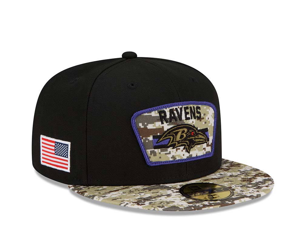 New Era Baltimore Ravens Salute to Service 21 59Fifty Fitted Gorra