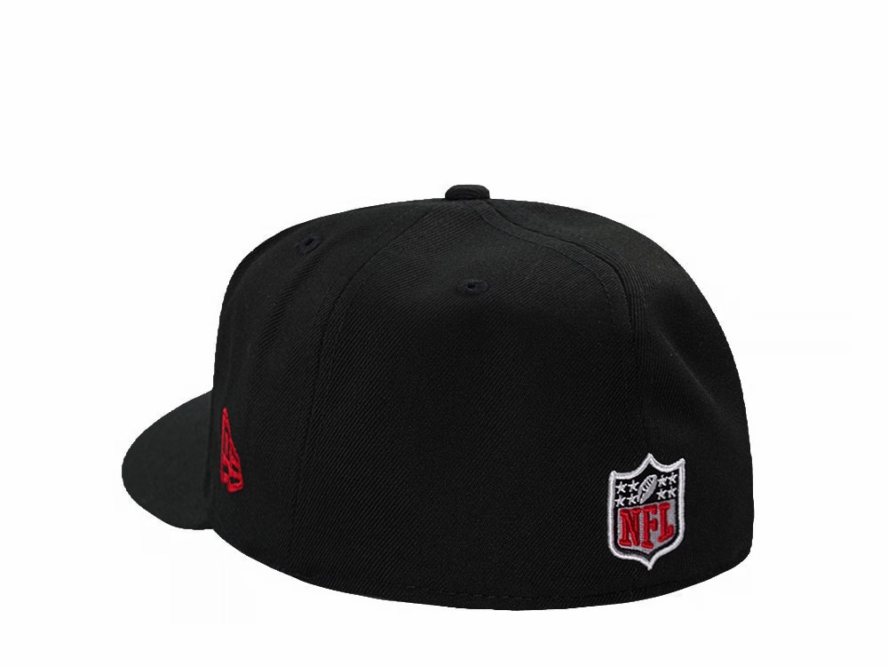 New Era San Francisco 49ers Black Classic Edition Pre Curved 59Fifty Fitted Gorra