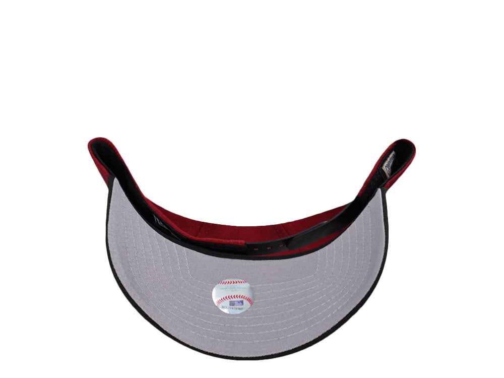 New Era New York Mets World Series Champions 1986 Red Two Tone Edition 9Forty A Frame Snapback Gorra
