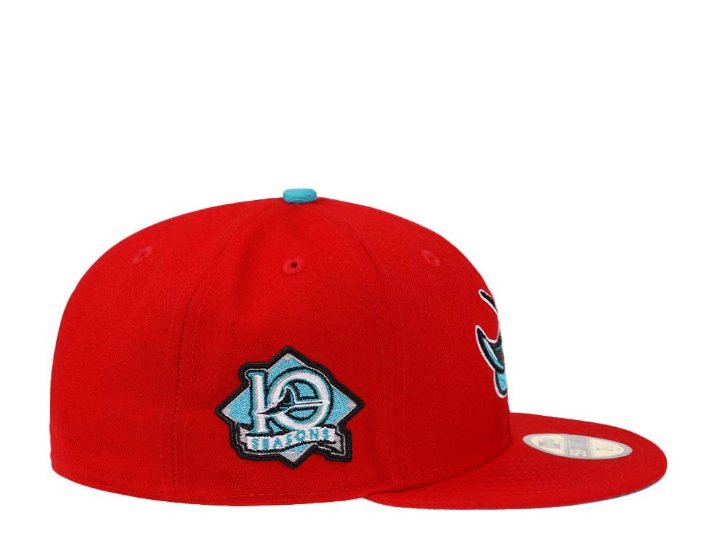 New Era Tampa Bay Rays 10th Anniversary Metallic Color Flash Edition 59Fifty Fitted Gorra