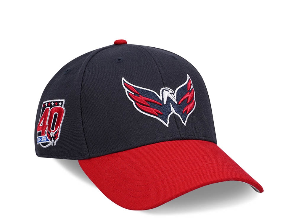 47Brand Washington Capitals Vintage Navy Sure Shot Snapback Gorra