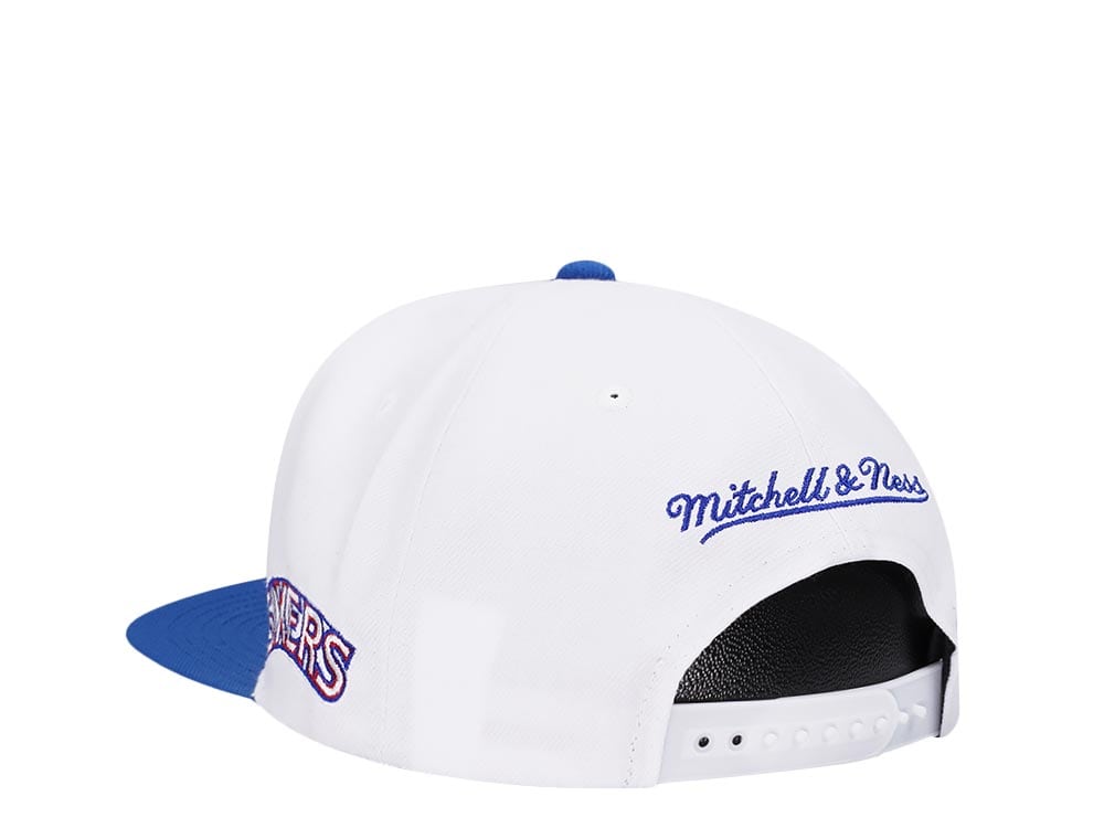 Mitchell & Ness Philadelphia 76ers Logo Blur Hardwood Classic Snapback Gorra