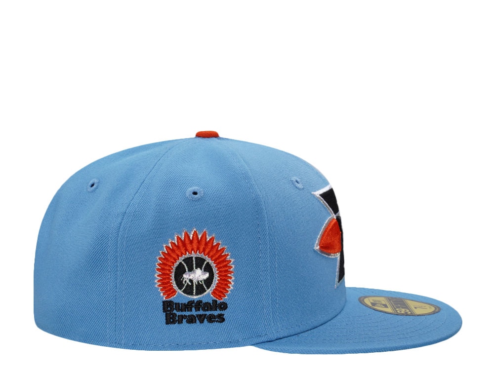 New Era Buffalo Braves Radiant Blue Edition 59Fifty Fitted Gorra