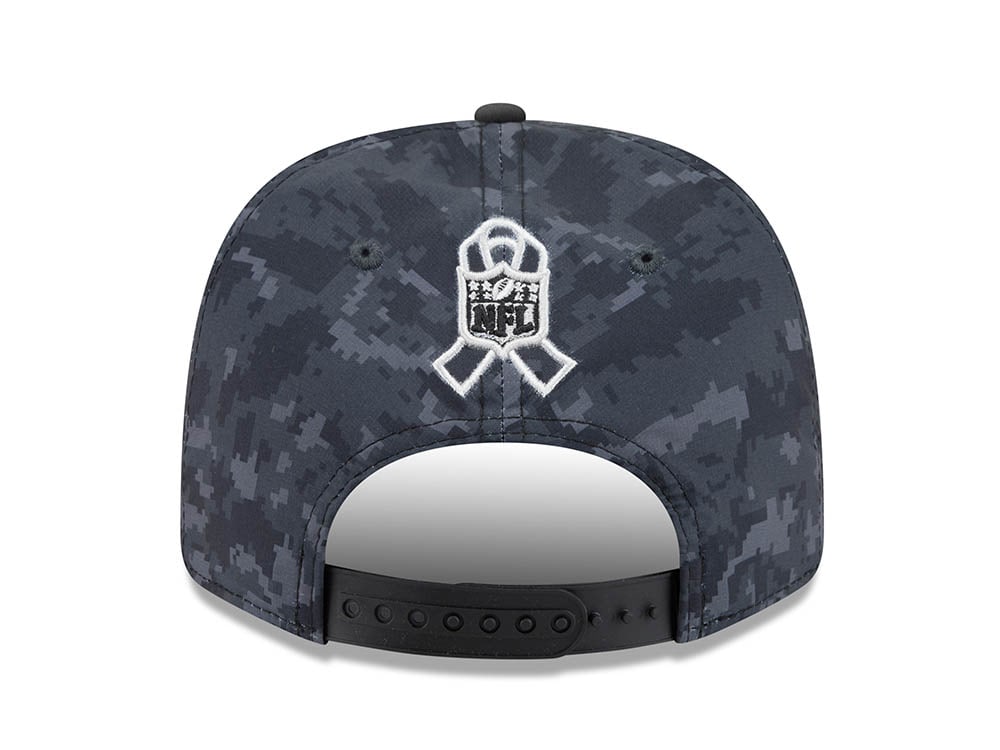 New Era Miami Dolphins NFL Salute to Service 2026 Digi Camo Black 9Seventy Stretch Snapback Gorra