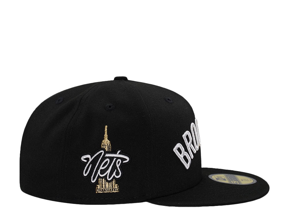 New Era Brooklyn Nets Empire State Black Prime Edition 59Fifty Fitted Gorra