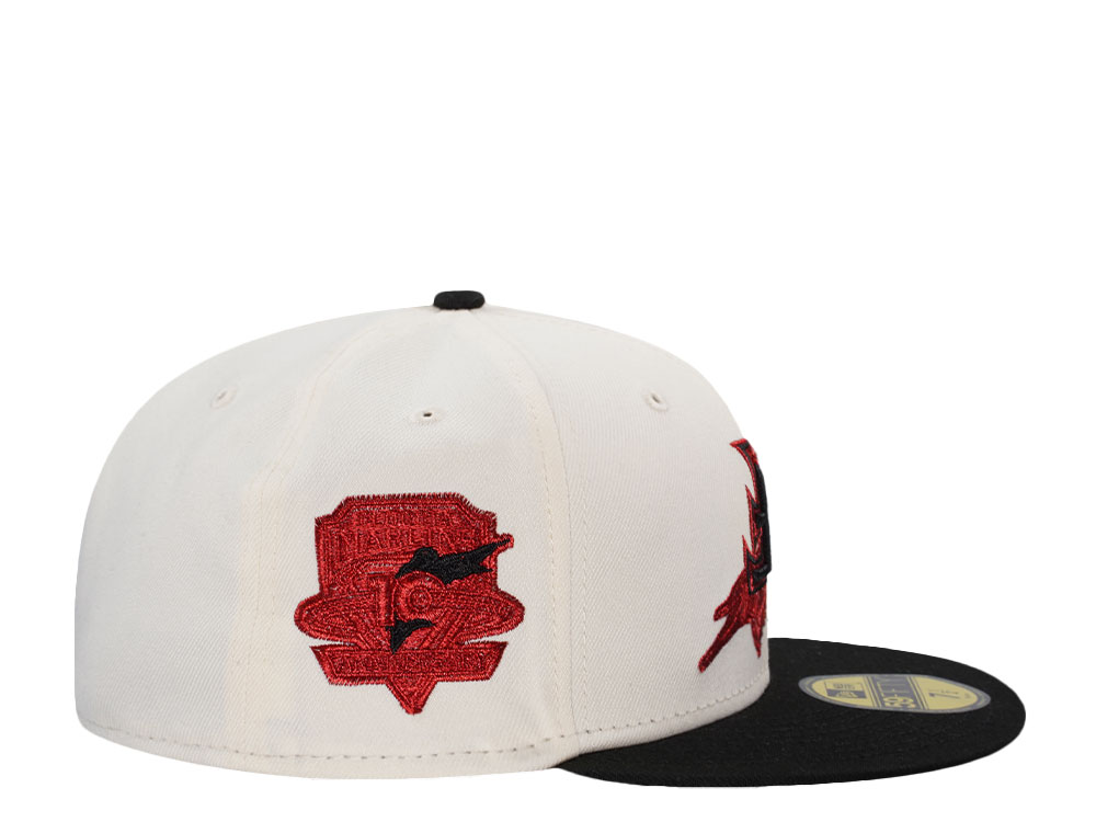 New Era Florida Marlins 10th Anniversary Movie Legend Chrome Edition 59Fifty Fitted Gorra