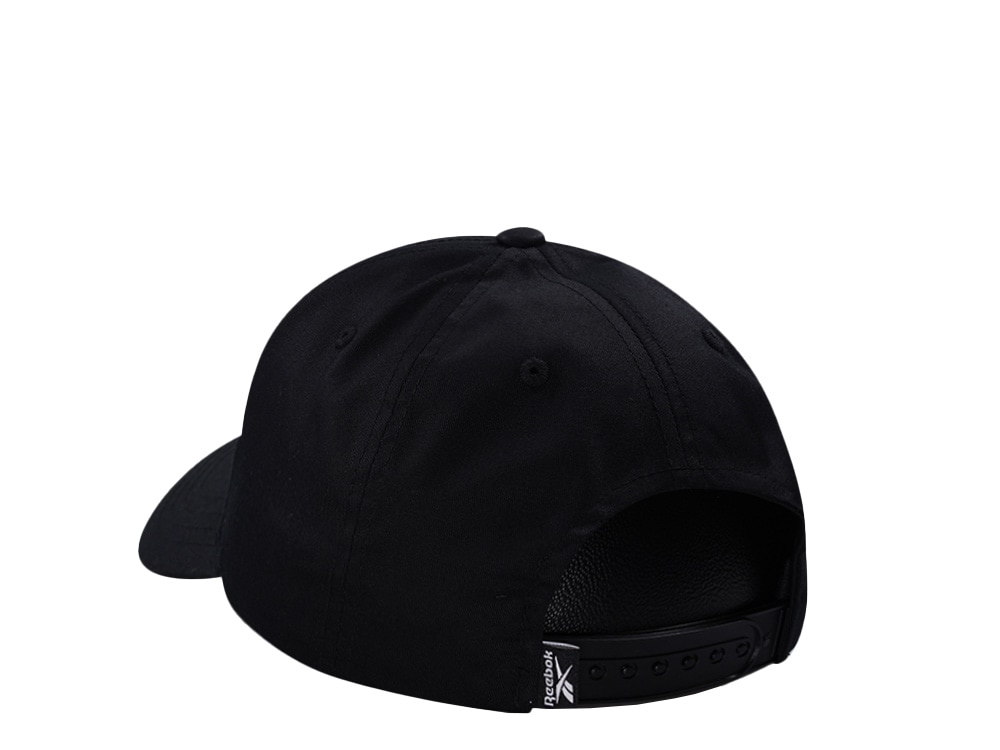 Reebok Logo Black Strapback Gorra