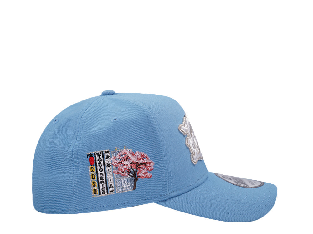 New Era Los Angeles Dodgers Tokyo Series Sky Blue Prime Edition 9Forty A Frame Snapback Gorra