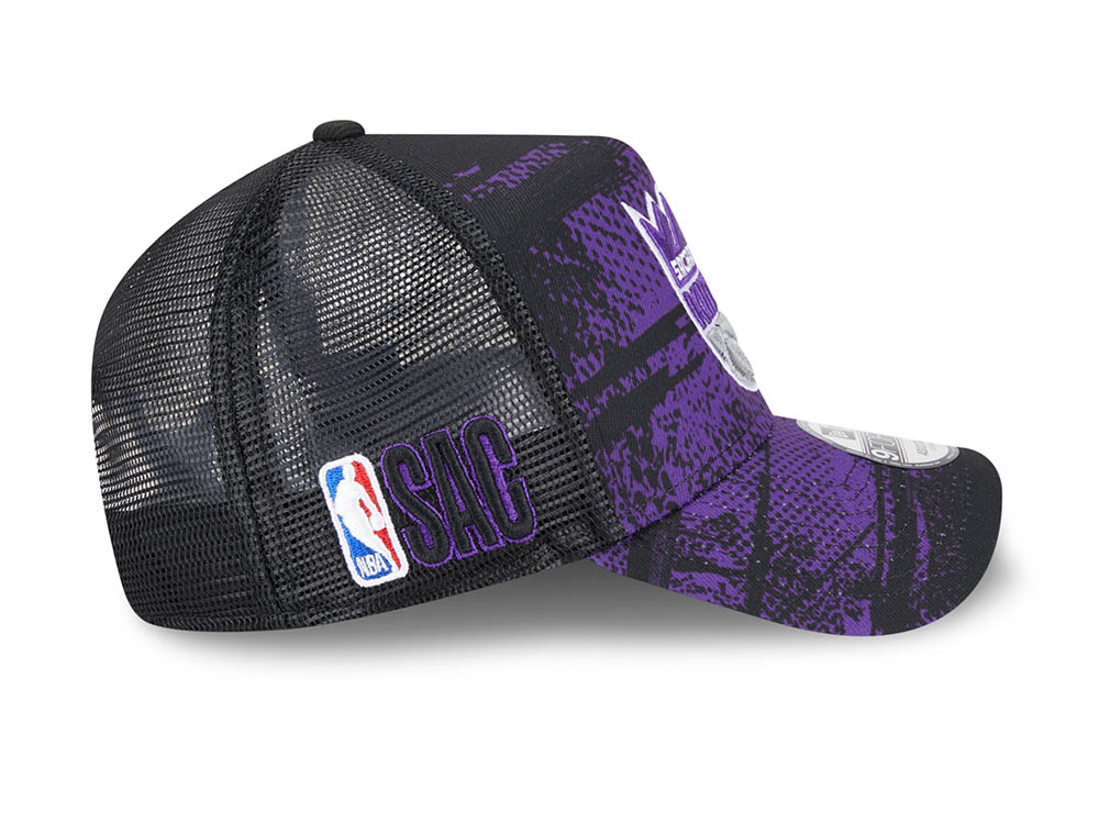 New Era Sacramento Kings NBA Tip Off 2024 Trucker 9Forty A Frame Snapback Gorra