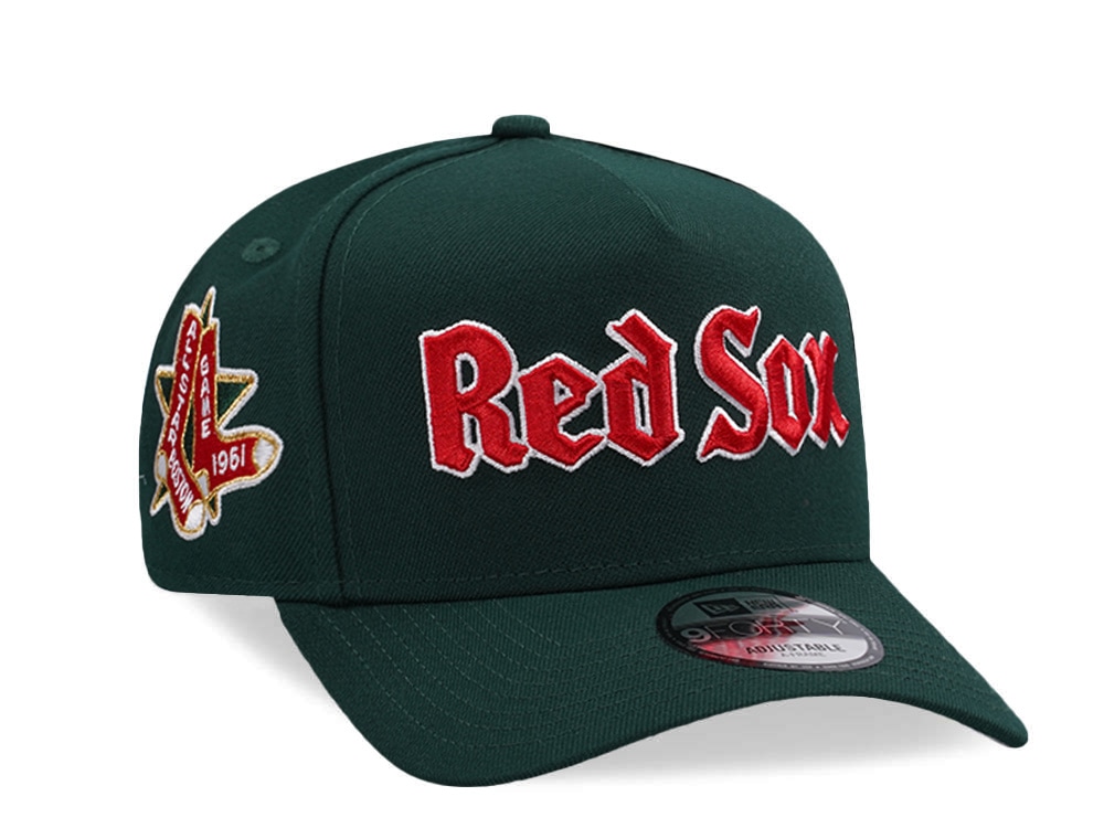 New Era Boston Red Sox All Star Game 1961 Dark Green Prime Edition 9Forty A Frame Snapback Gorra