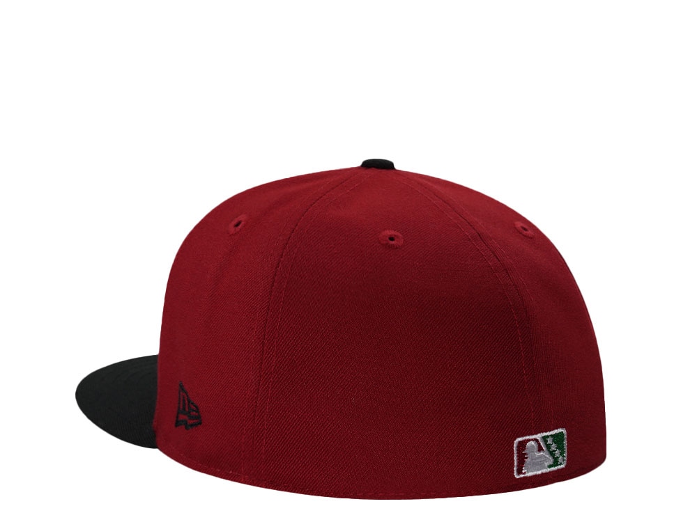 New Era Dayton Dragons 20th Anniversary Maroon Two Tone Edition 59Fifty Fitted Gorra