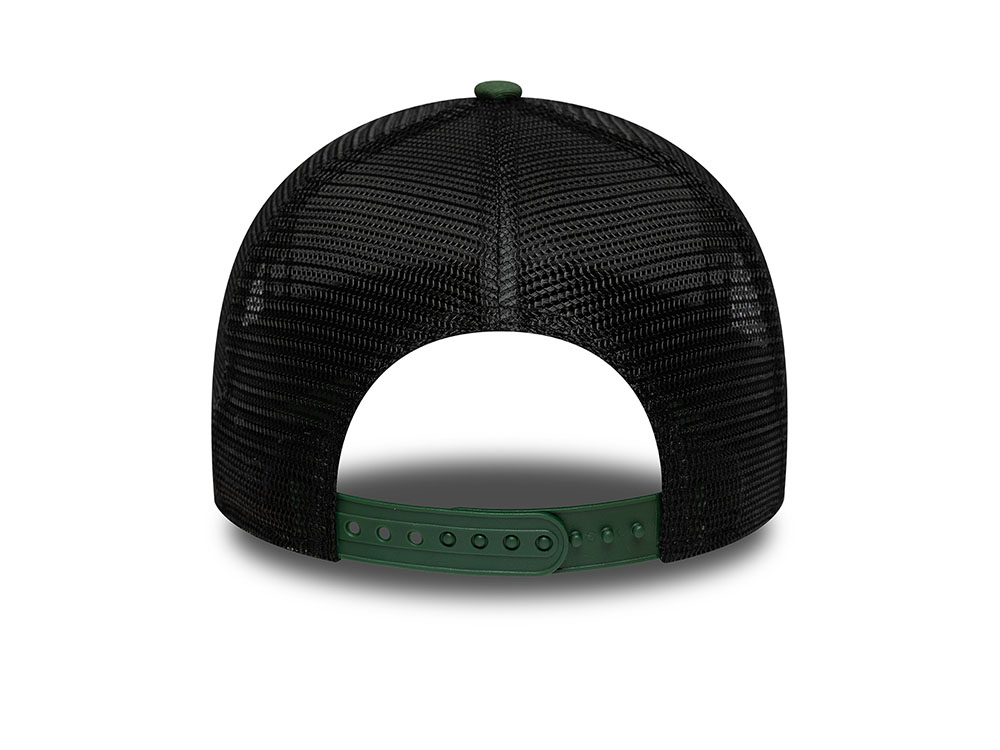 New Era Manchester United Fc Seasonal Dark Green Edition 9Forty A Frame Trucker Snapback Gorra
