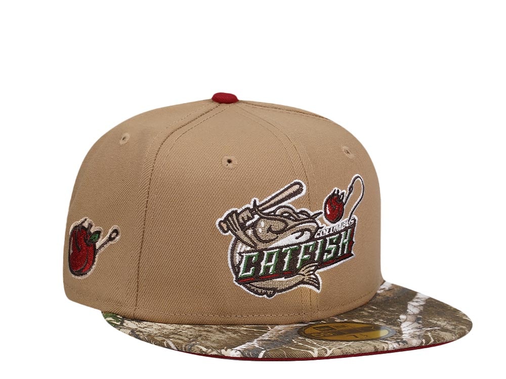 New Era Columbus Catfish Real Tree Prime Two Tone Edition 59Fifty Fitted Gorra