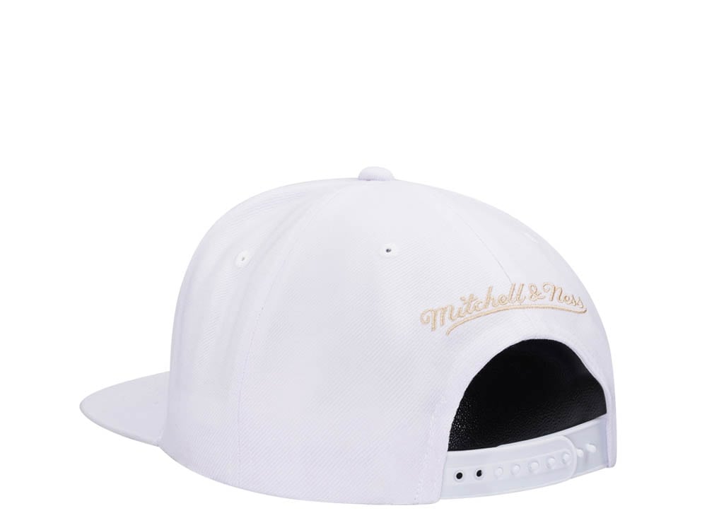 Mitchell & Ness San Jose Sharks 20th Anniversary Winter White Snapback Gorra