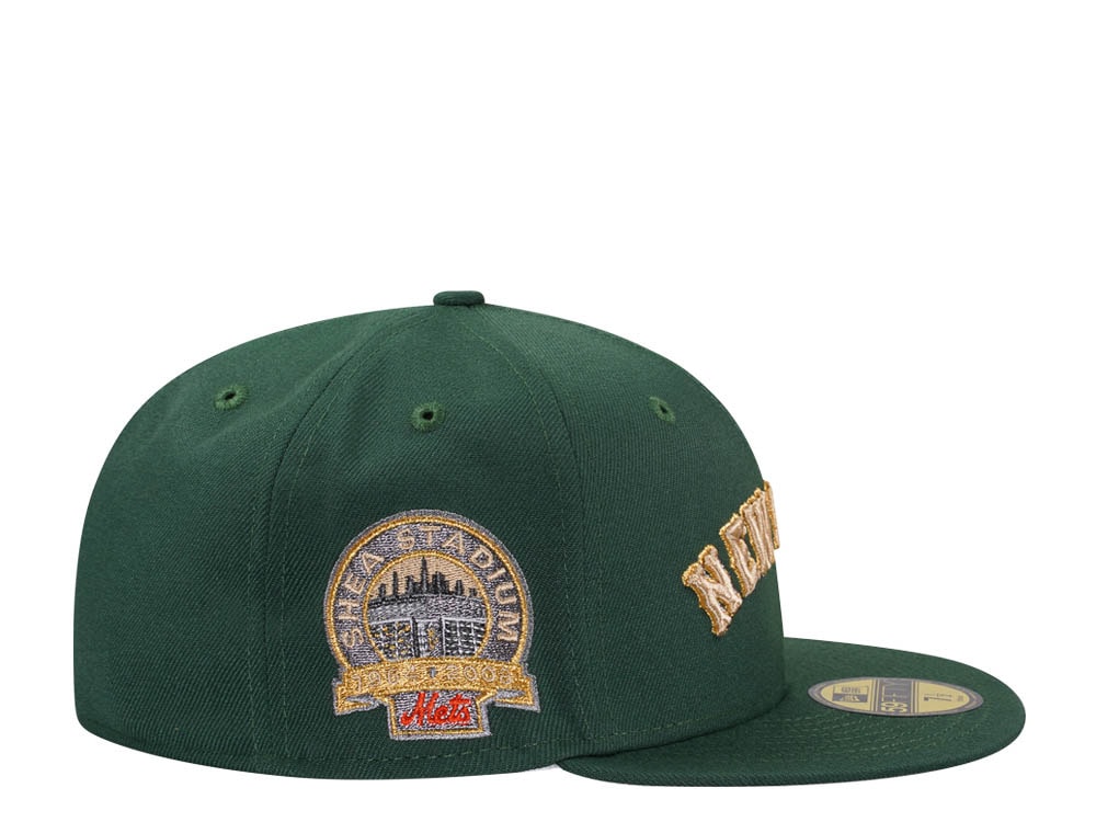 New Era New York Mets Shea Stadium Green Gold Edition 59Fifty Fitted Gorra